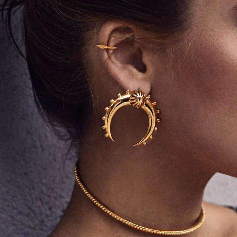 Crescent Moon Earrings - Bela Fils BoutiqueEarringsBela Fils Boutique